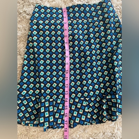 NWT Band of the Free Gypsy 70’s Retro Disco Teal Diamond Mini Skirt Size XS - Picture 12 of 13